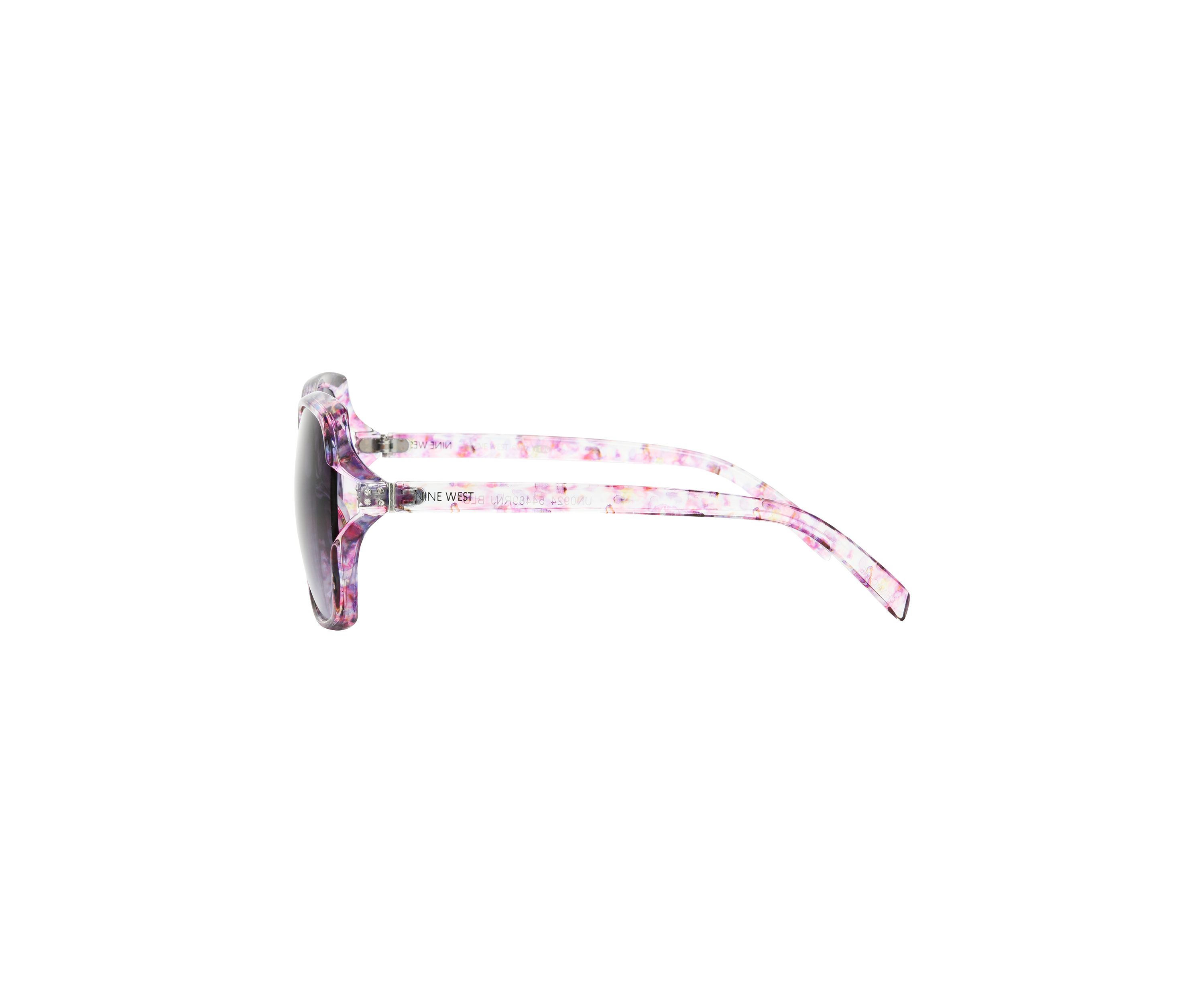 Floral Square Frame Sunglasses