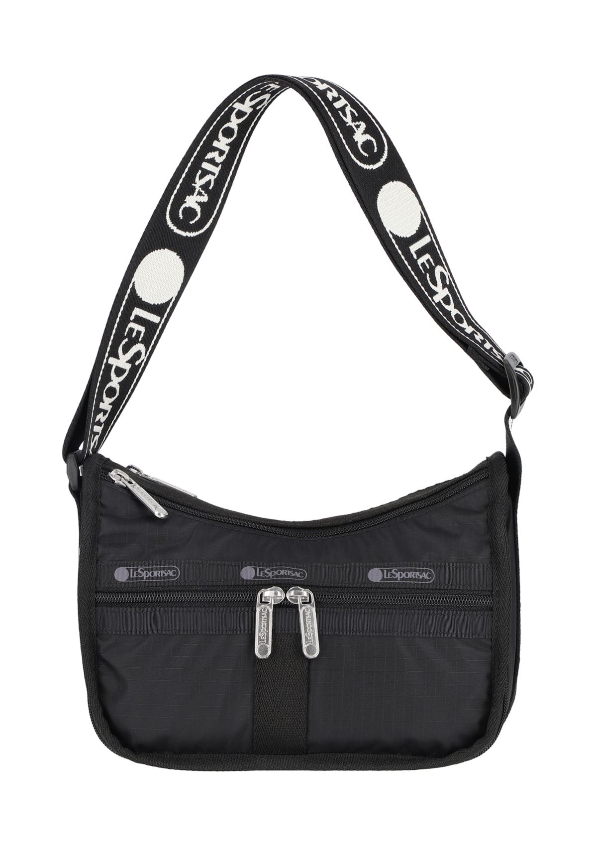 Small Everyday Bag, Logo Jacquard Black 