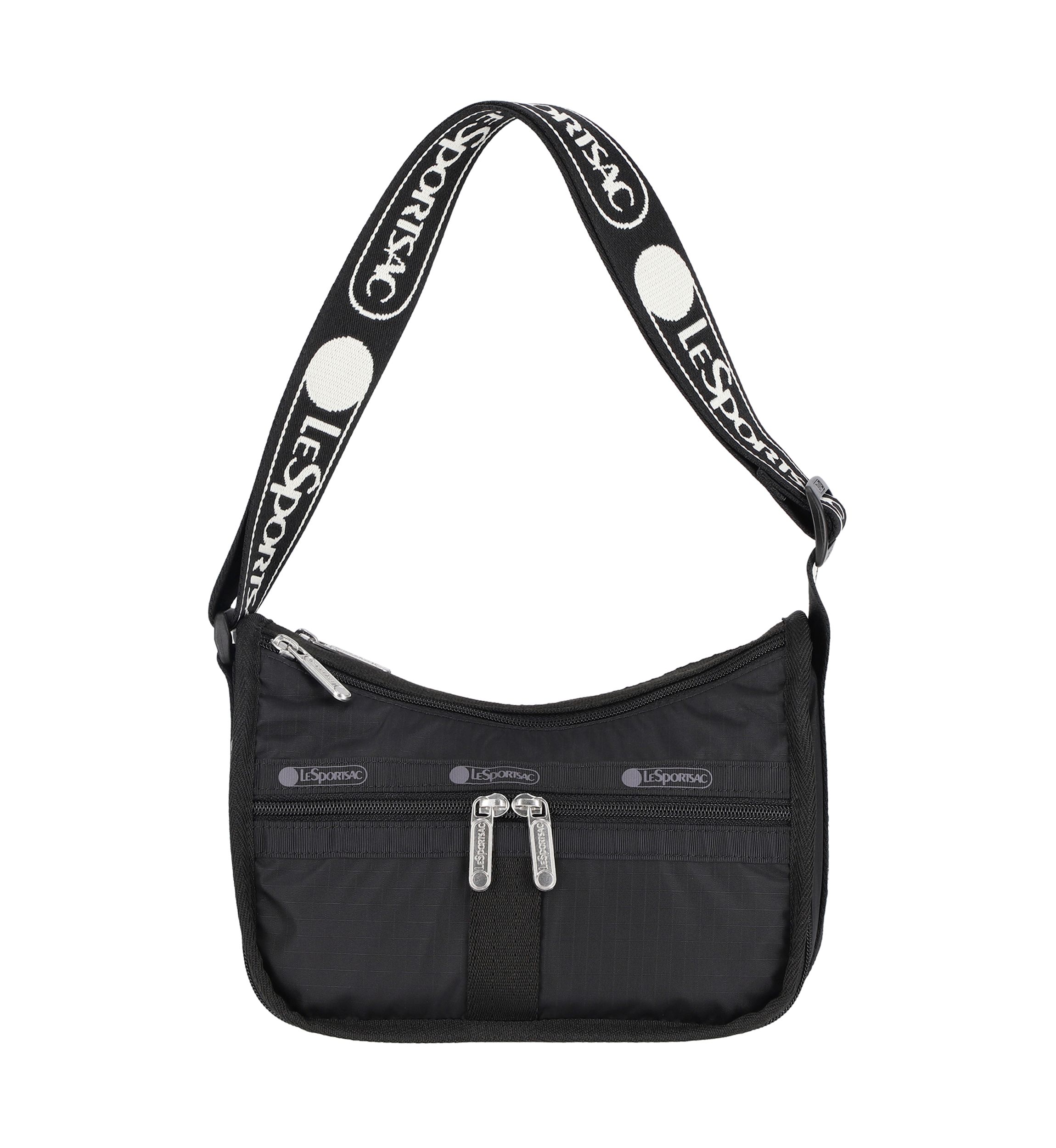 Small Everyday Bag, Logo Jacquard Black 