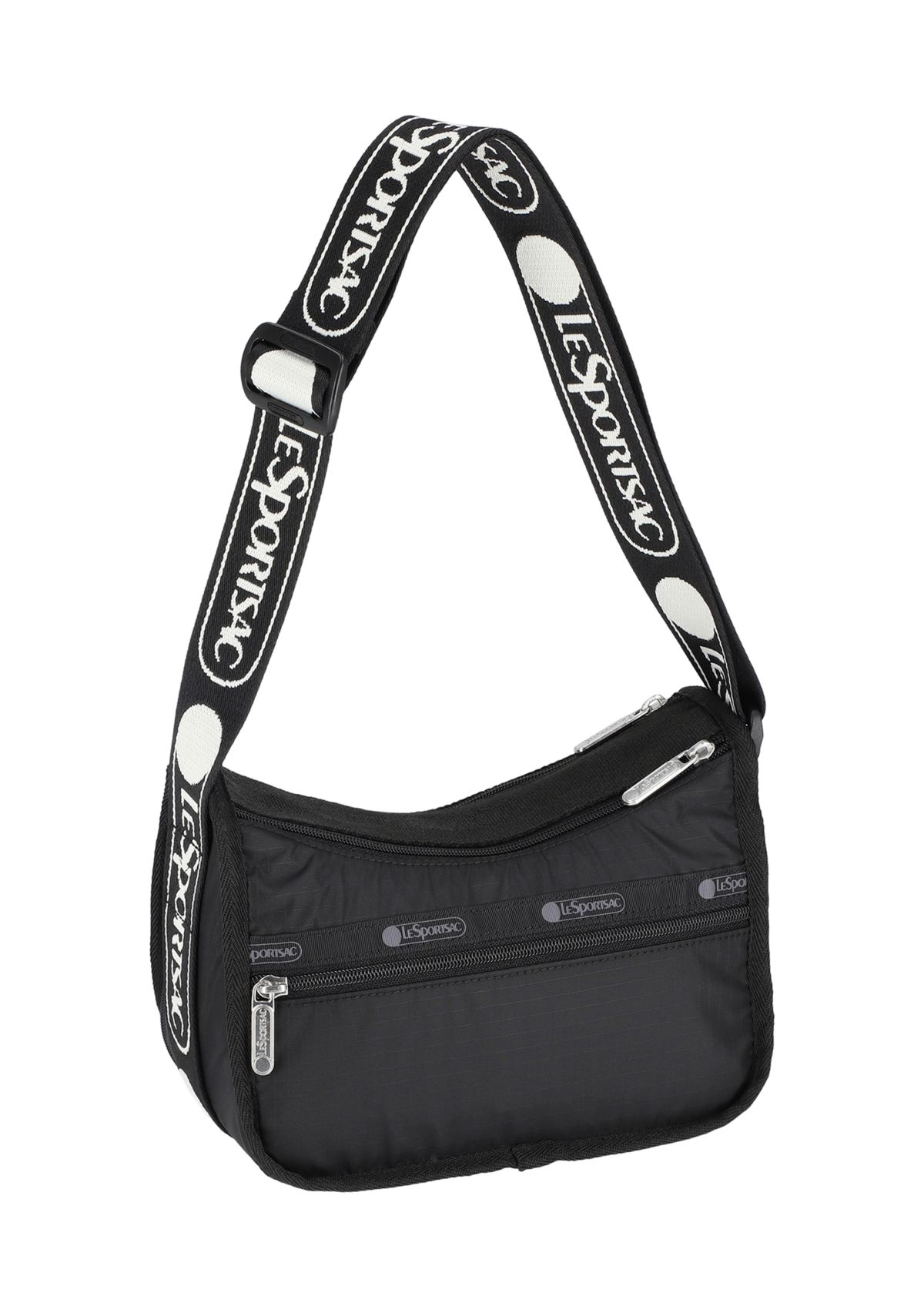 Small Everyday Bag, Logo Jacquard Black 