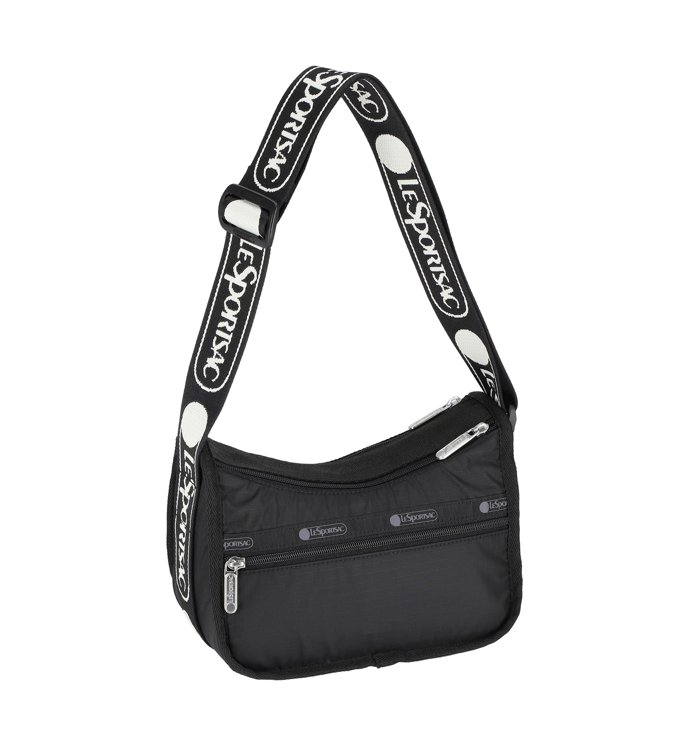 Small Everyday Bag, Logo Jacquard Black 