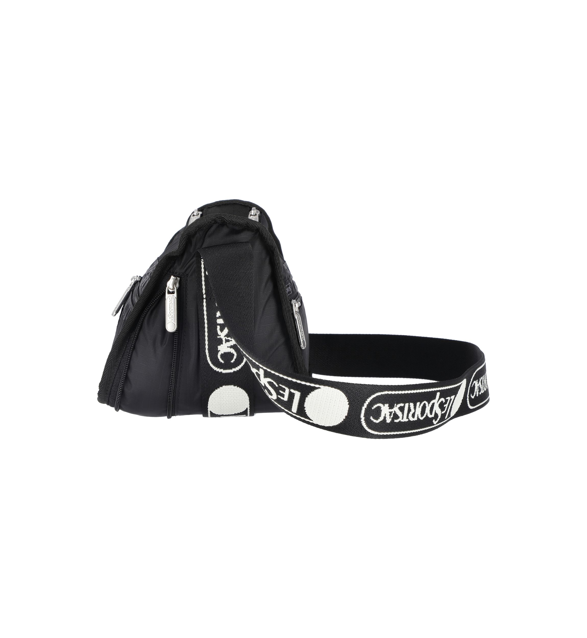 Small Everyday Bag, Logo Jacquard Black 
