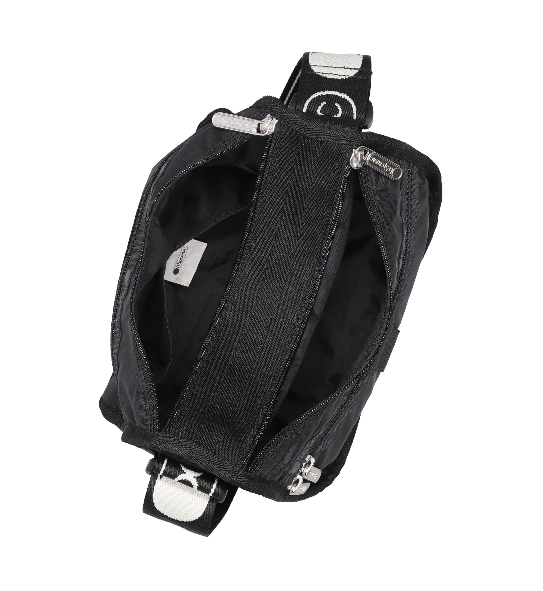 Small Everyday Bag, Logo Jacquard Black 
