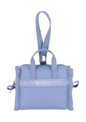 LeSportsac Women's Micro Weekender Bag Charm, Blue