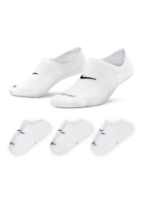 Nike Everyday Plus Cushioned Women's Training Footie Socks - 3-Pack, Small