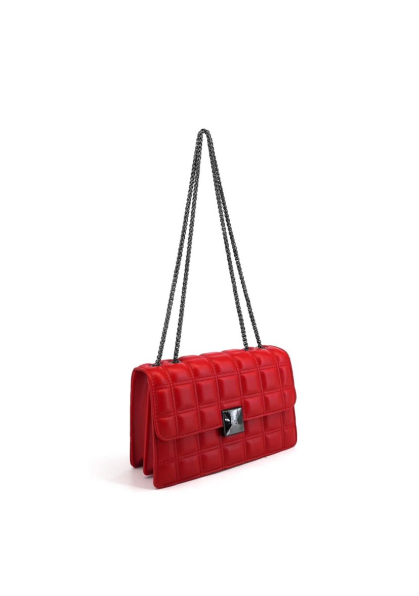 Emma Bubble Quilted Crossbody Bag