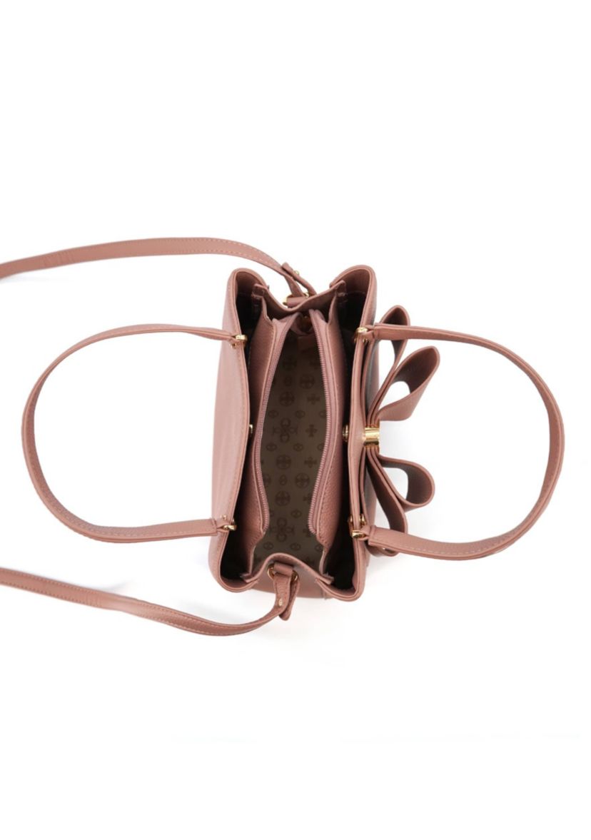 Jesse Fall Bow Vegan Crossbody Bag