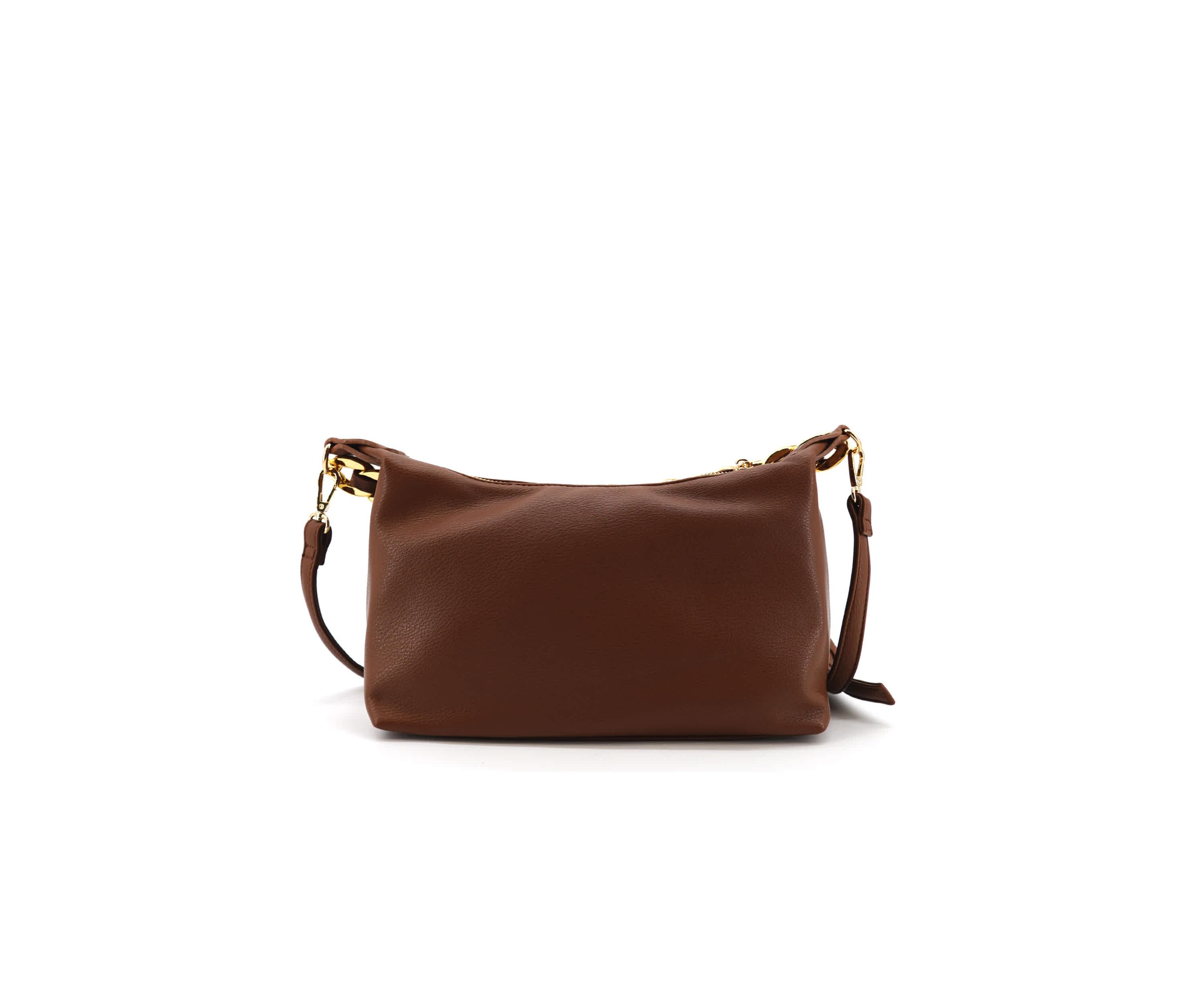 Penelope Braided Gold Chain Crossbody Bag