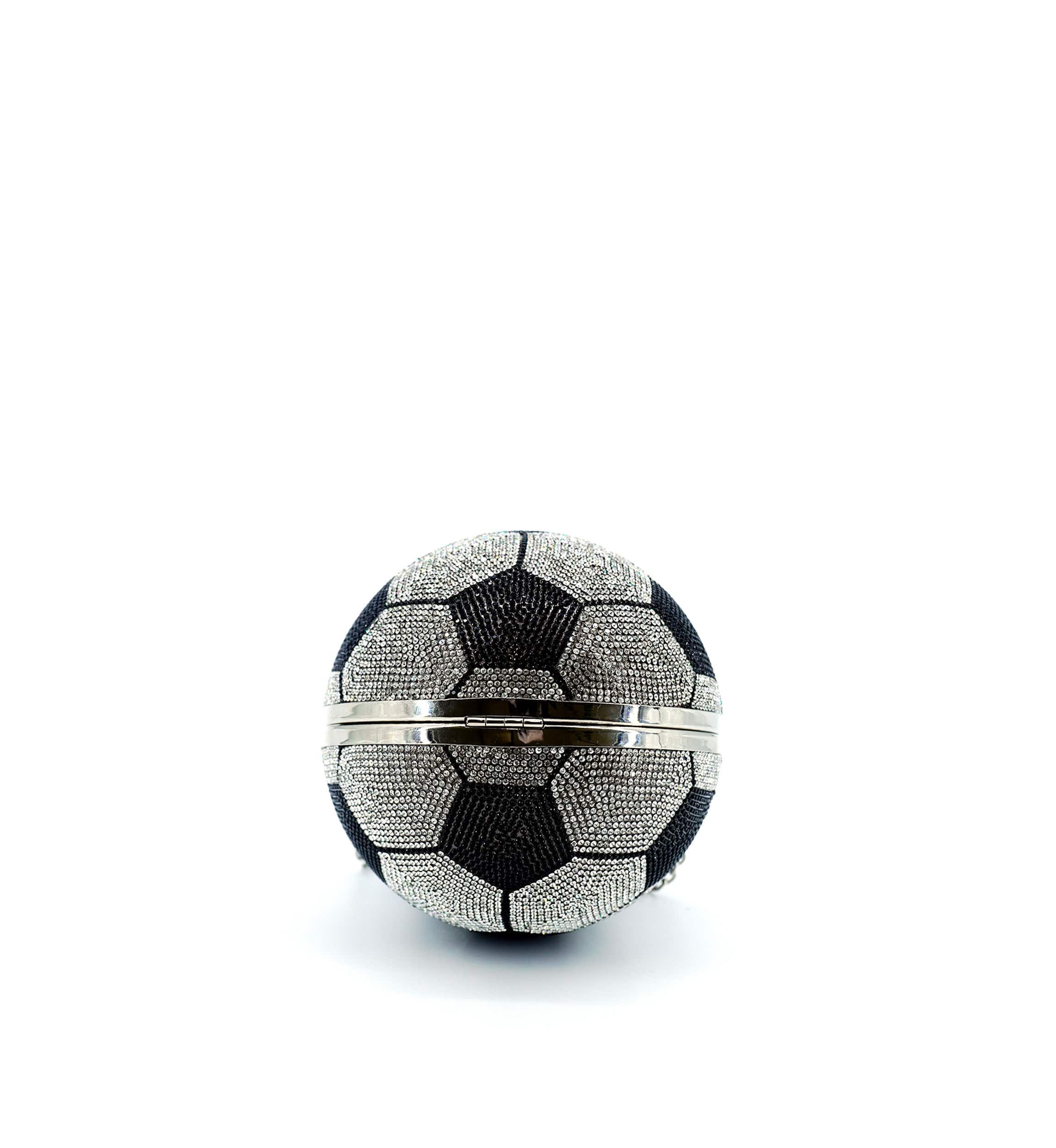 Striker Rhinestone Soccer Clutch