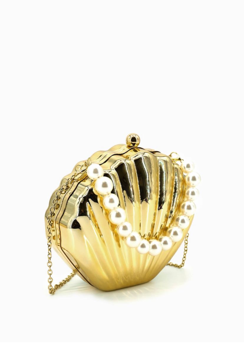 Marina Seashell Clutch Bag