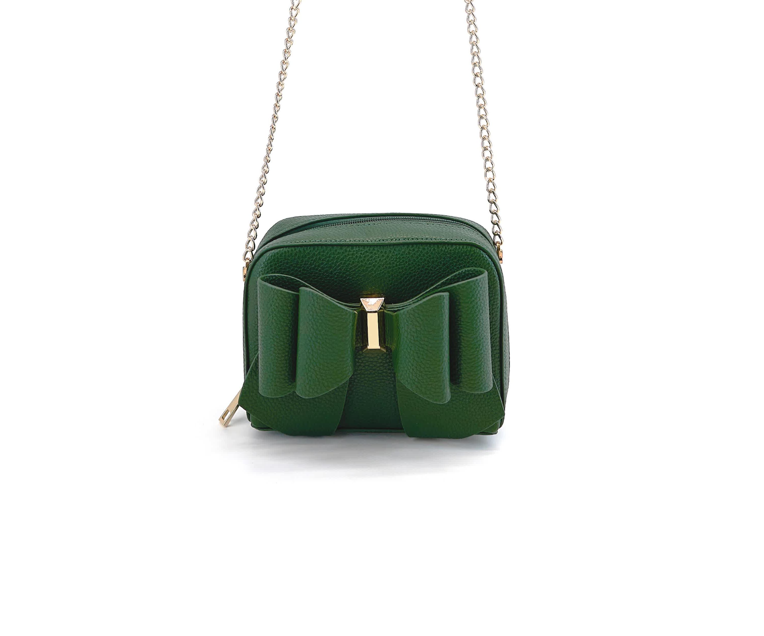 Boxy Bow Crossbody Bag