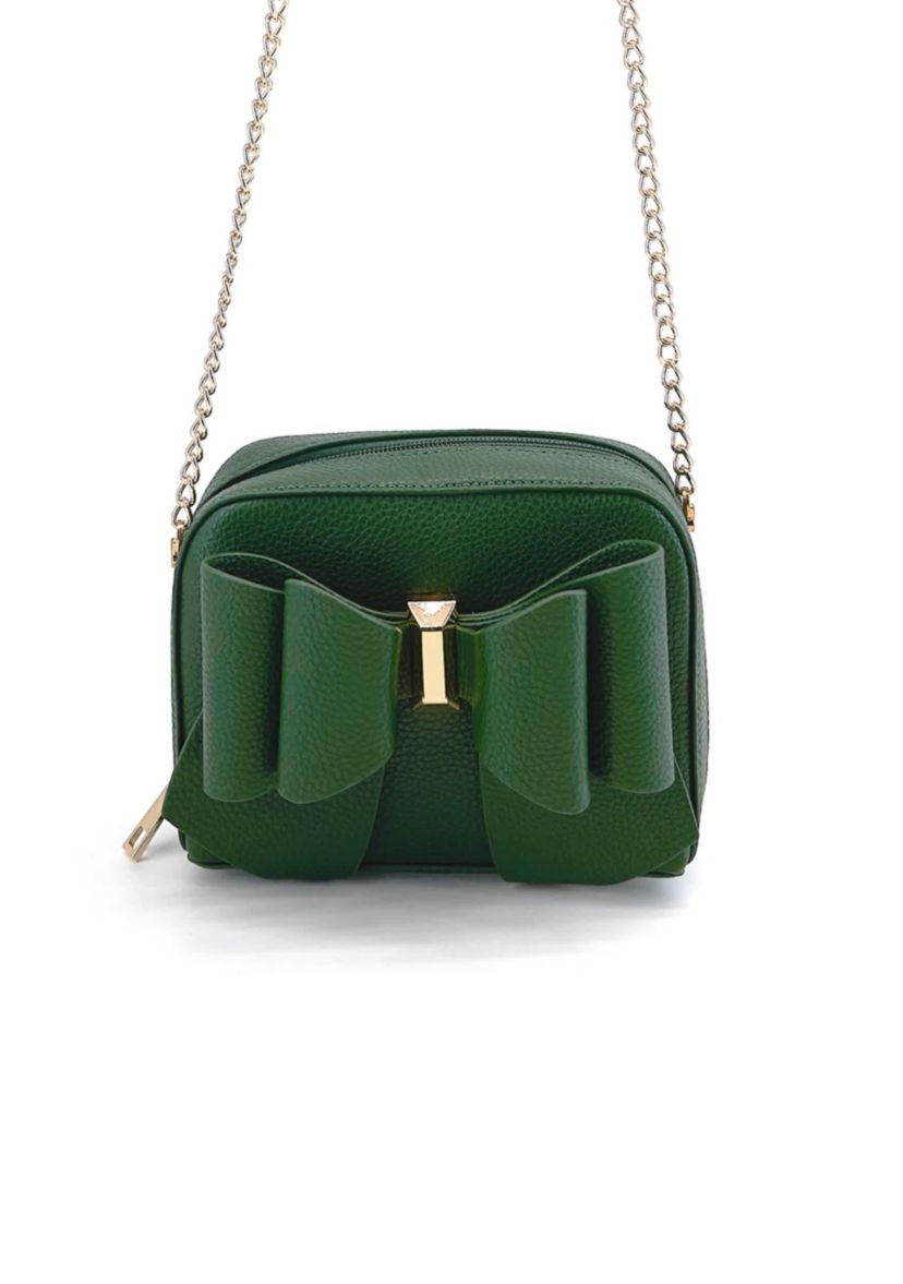 Boxy Bow Crossbody Bag