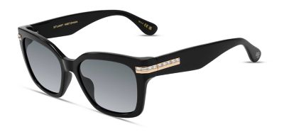 Stuart Weitzman Women's Black Square frame Sunglasses