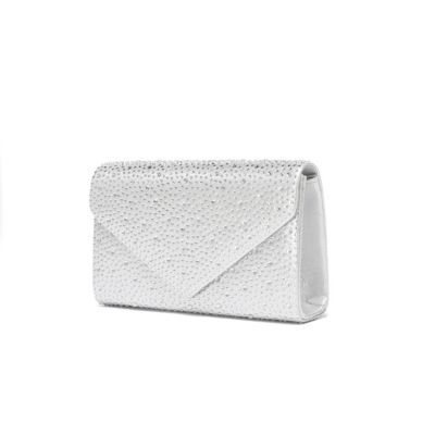 Lady Couture Bari Bag, Envelope Handbag, Silver