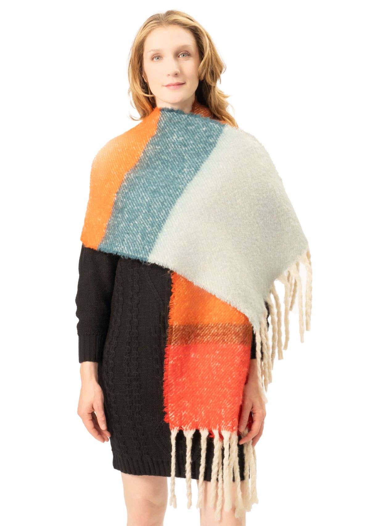 MULTI STRIPE COZY SCARF