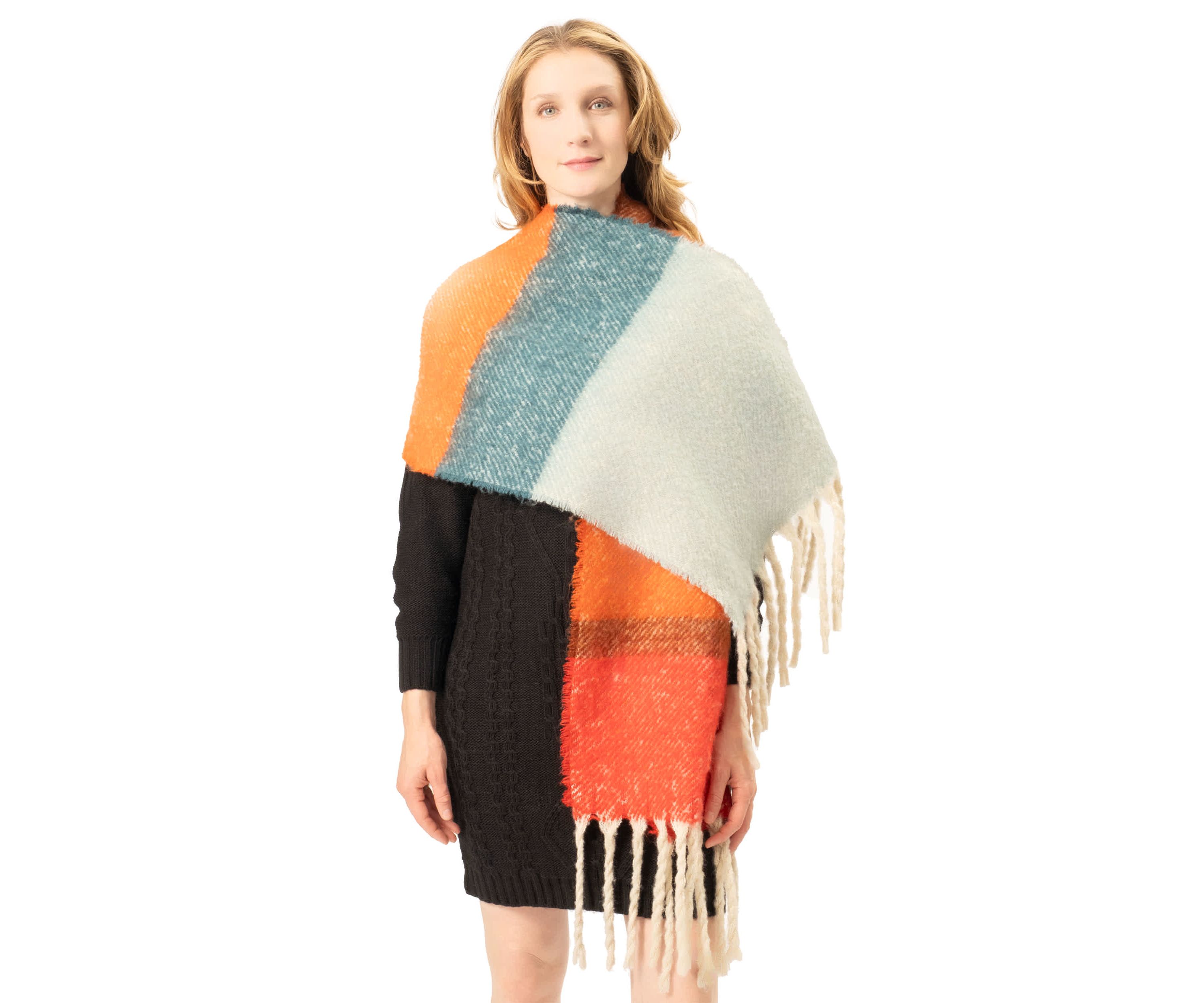MULTI STRIPE COZY SCARF