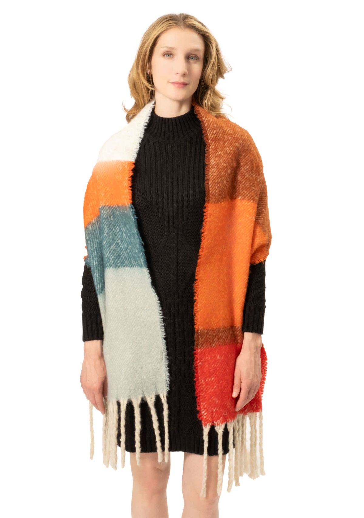 MULTI STRIPE COZY SCARF