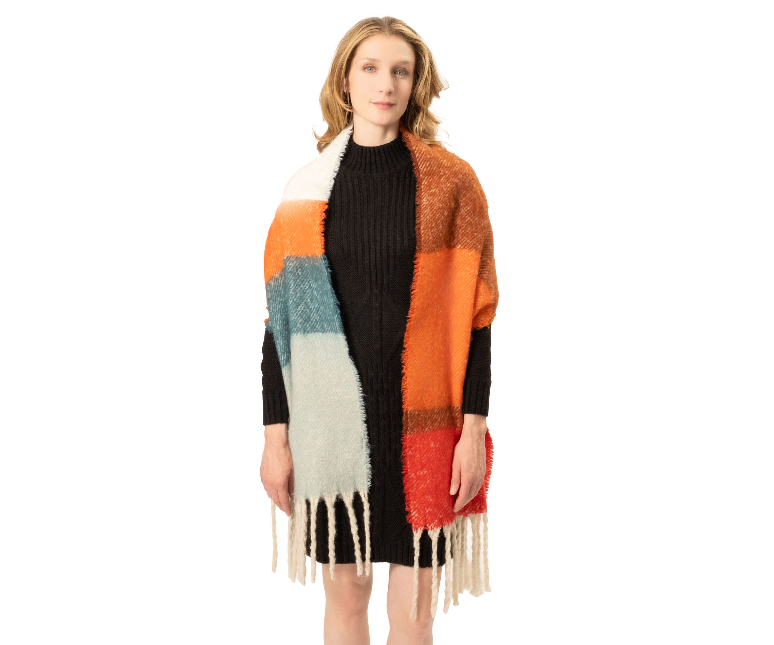 MULTI STRIPE COZY SCARF