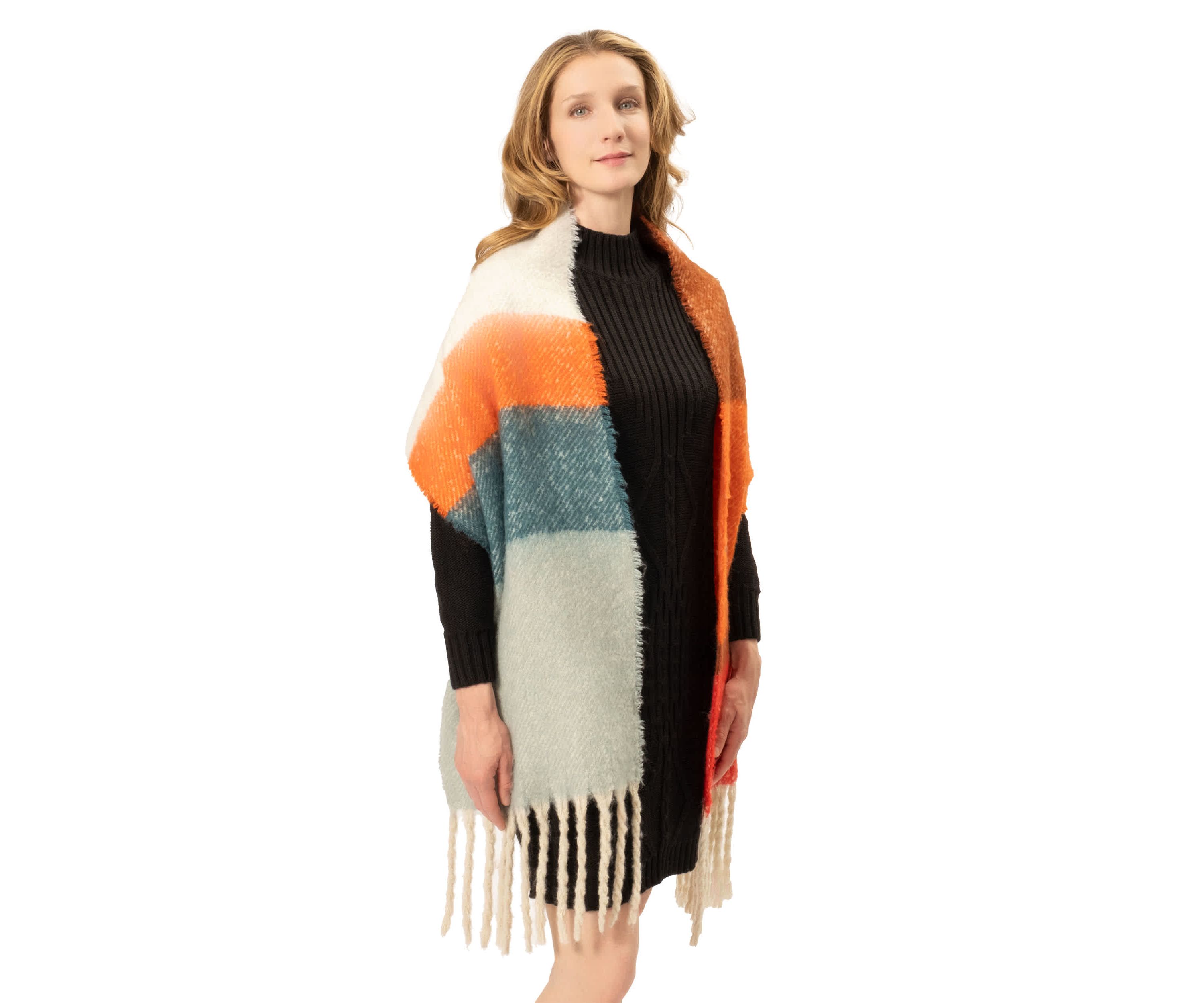 MULTI STRIPE COZY SCARF