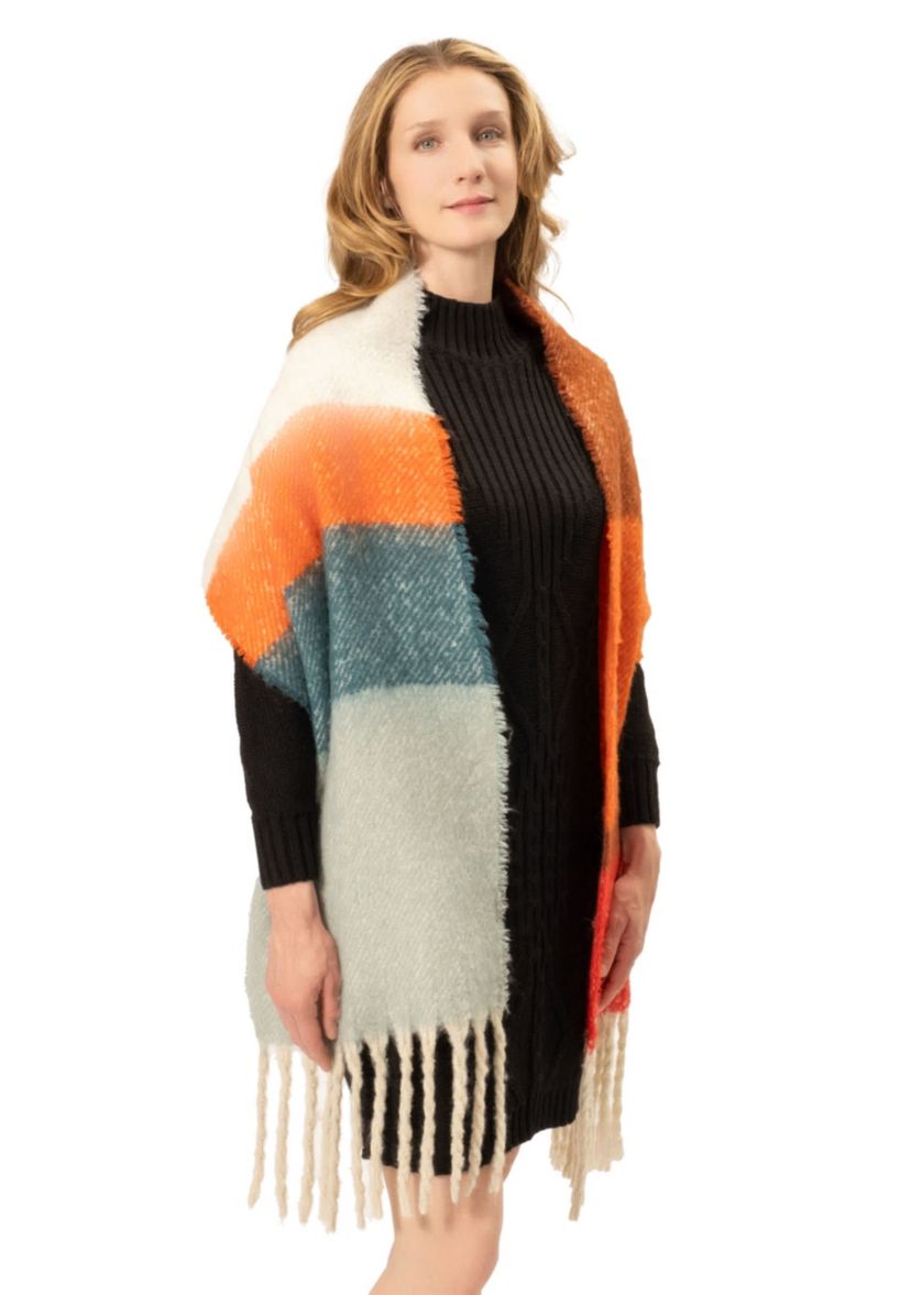 MULTI STRIPE COZY SCARF
