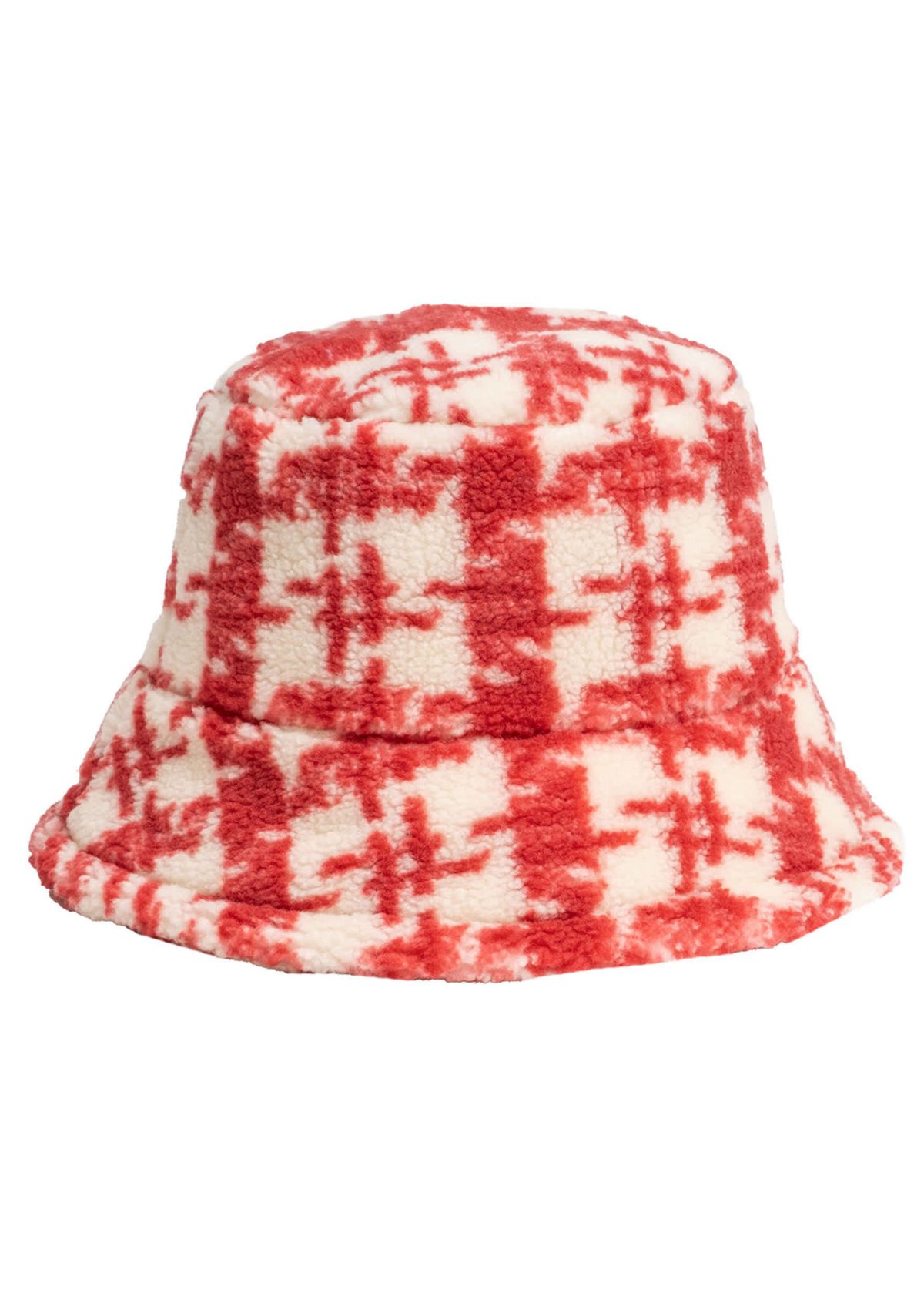 PLAID SHERPA BUCKET
