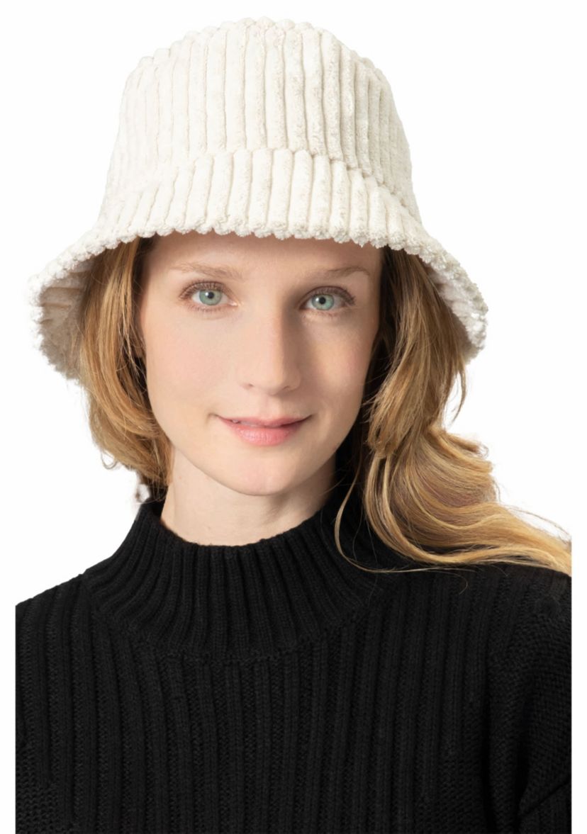 SOLID CORDUROY BUCKET