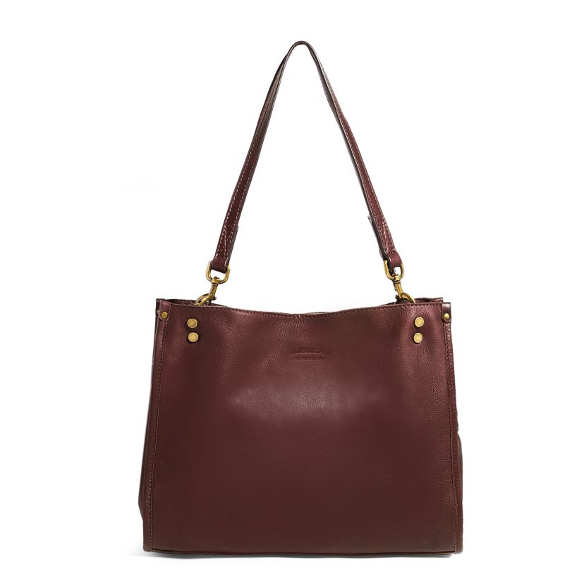 American Leather Co. Lenox Triple Entry Satchel | Belk