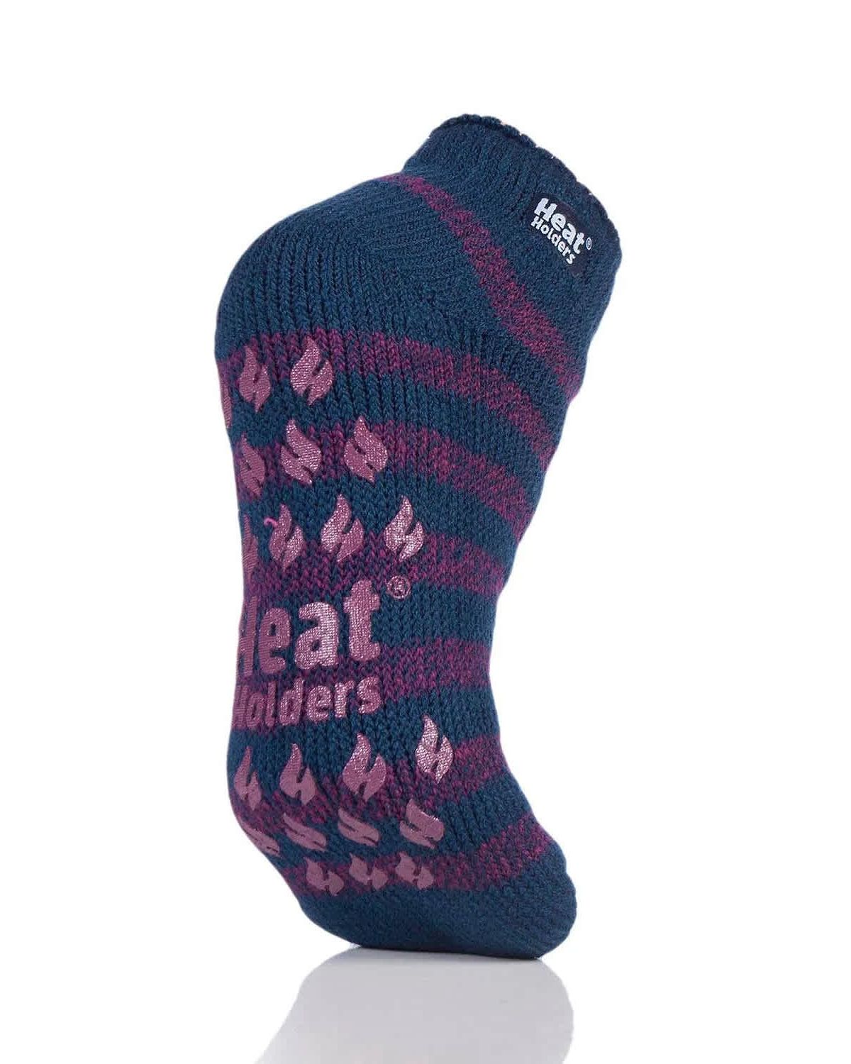 Irene Twist Stripe Ankle Slipper Sock