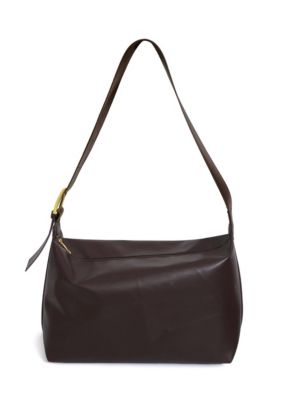 Adornia Dark Brown Adjustable Strap Shoulder Bag