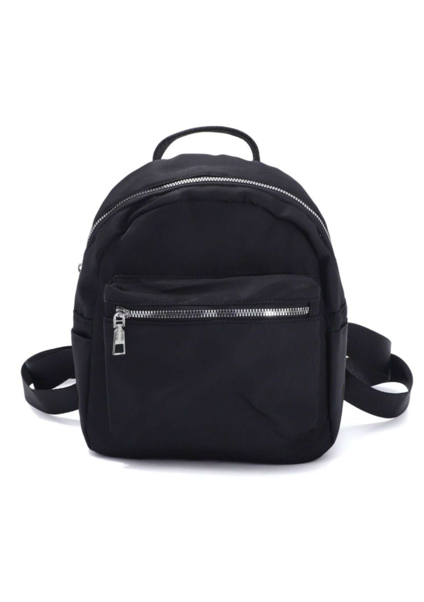 belk mini backpacks Backpack - Performance Twill Metallic quilted mini backpack with front accessories pocket has a smooth inner lining and roomy interior Adornia Black Sporty Small Backpack