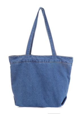 Adornia Large Denim Tote Bag
