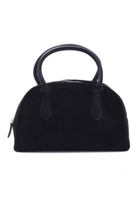 Adornia Black Oversized Bowling Bag
