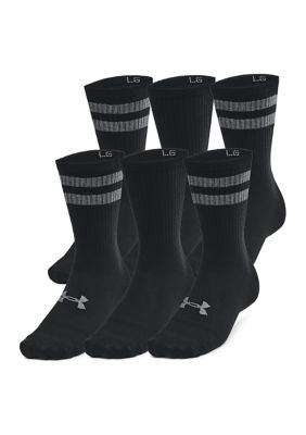 Under Armour Adult Unisex Essential 6pk Crew