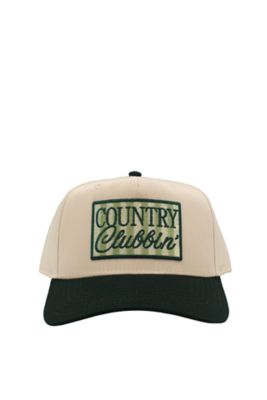KenzKustomz Women's Country Clubbin' - Green Vintage Trucker Hat