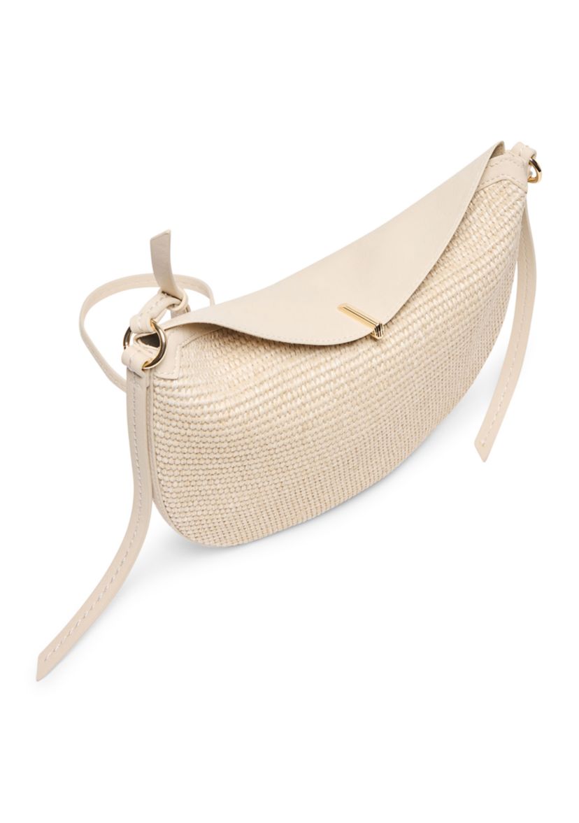 Dolce Vita Raffia Slouchy Foldover Bag | Belk
