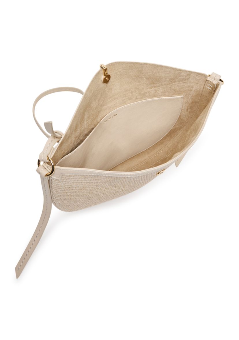 Dolce Vita Raffia Slouchy Foldover Bag | Belk