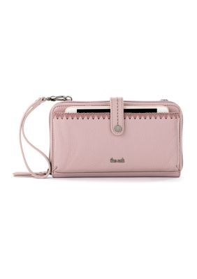 The Sak S Iris Large Smartphone Crossbody Bag In Leather in Natural