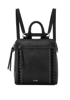 Loyola Mini Convertible Leather Backpack