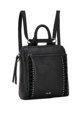 Loyola Mini Convertible Leather Backpack