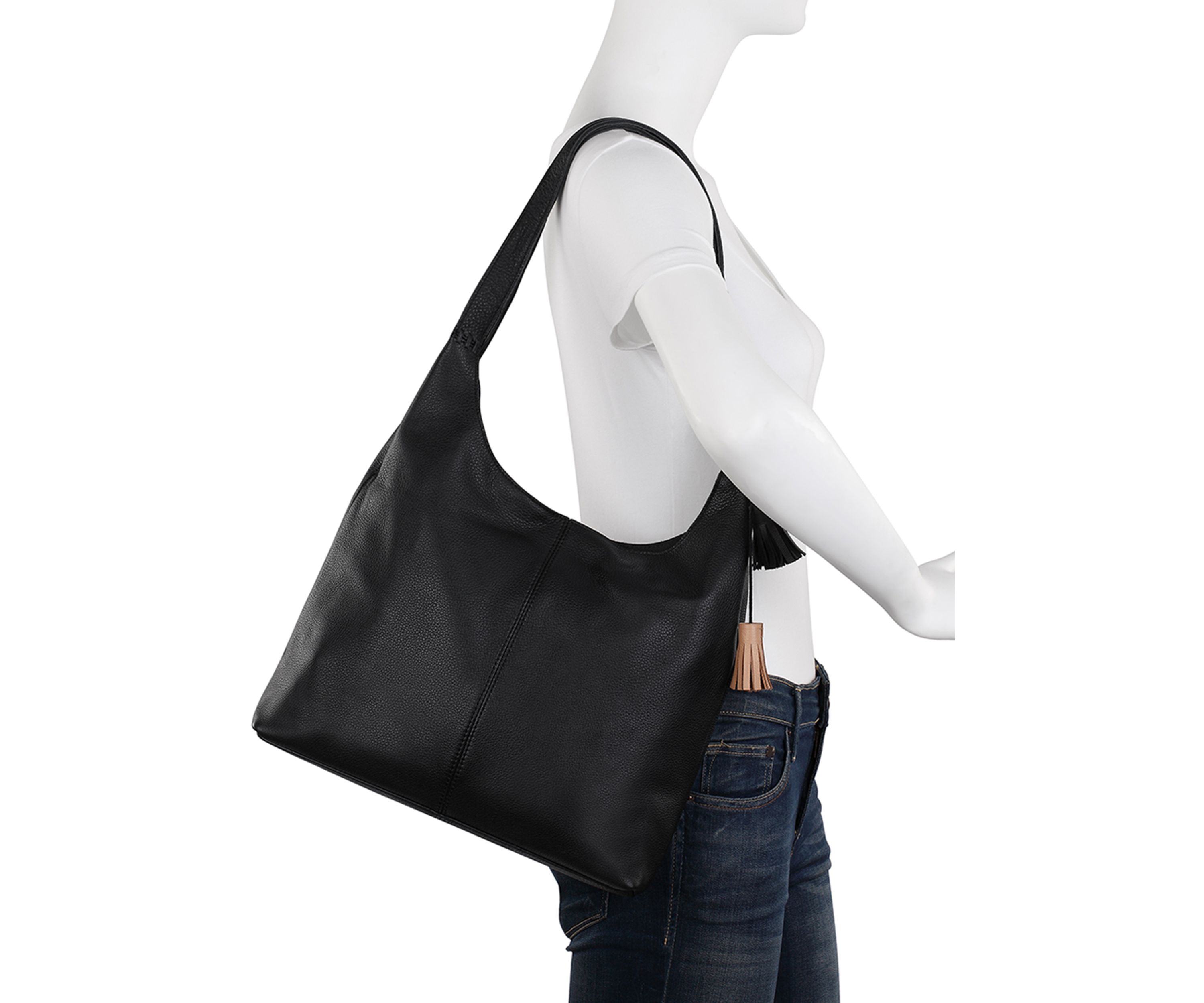 Huntley Leather Hobo Bag