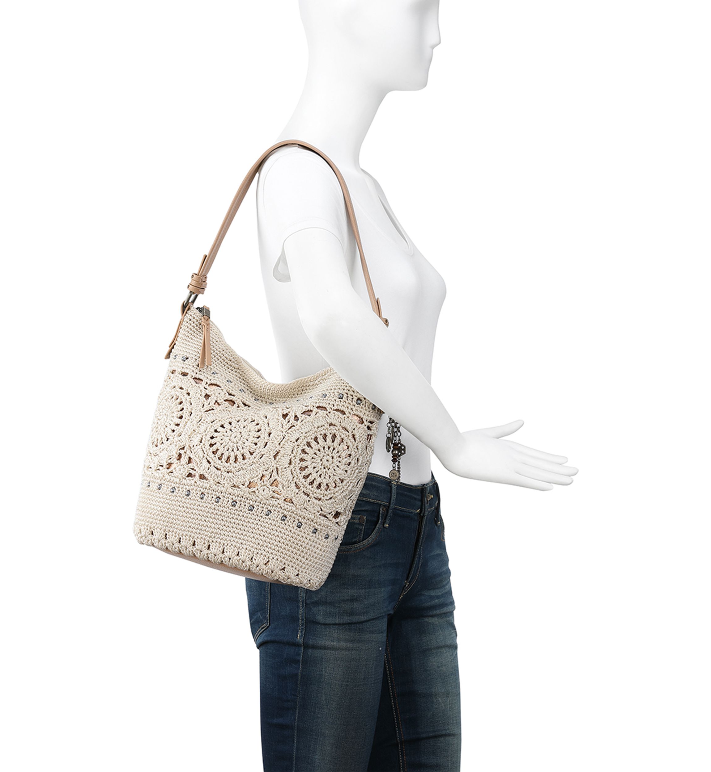 Sequoia Crochet Hobo Bag