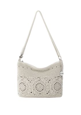 The Sak Lumi Crochet Crossbody belk