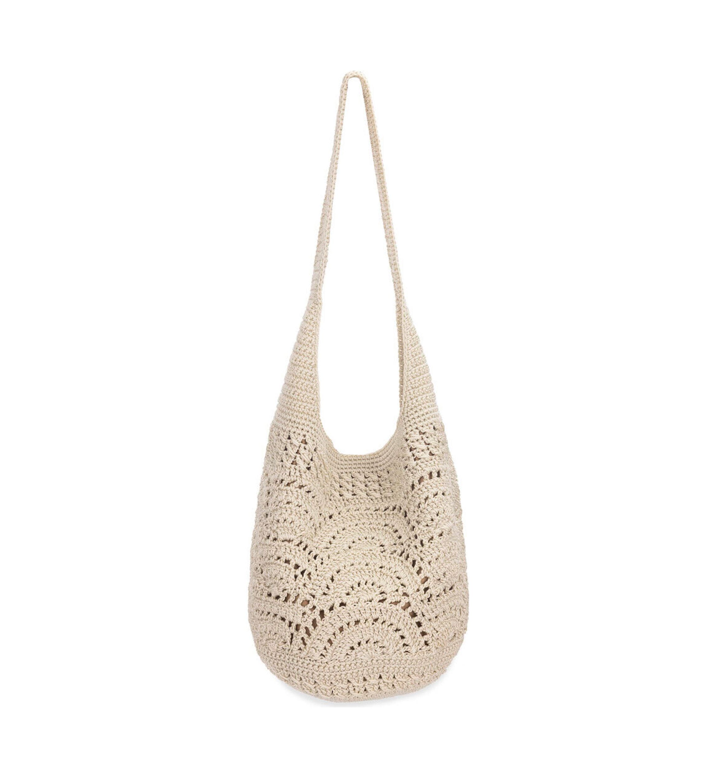 Crochet Hobo Bag 