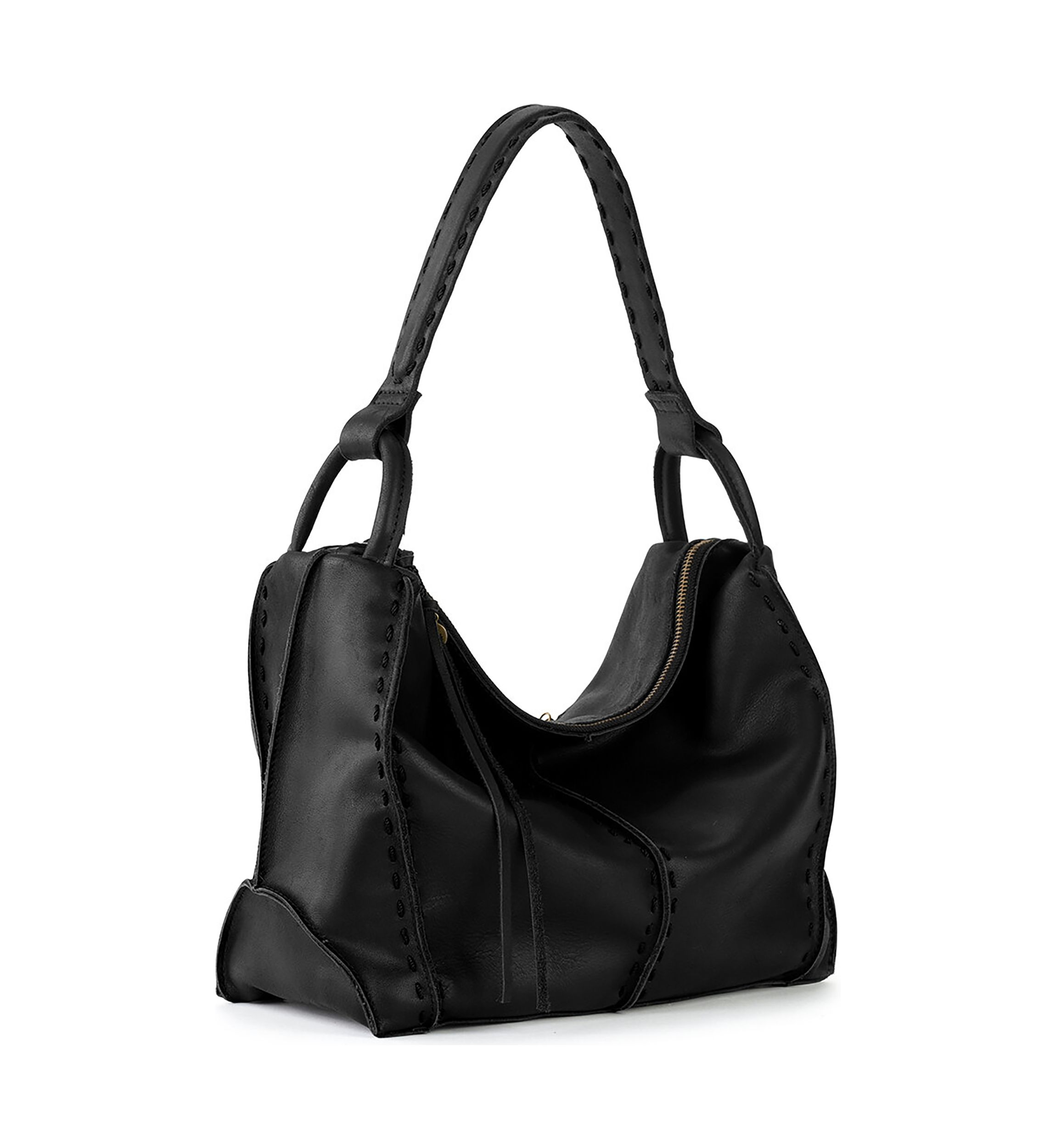 Los Feliz Leather Hobo Bag