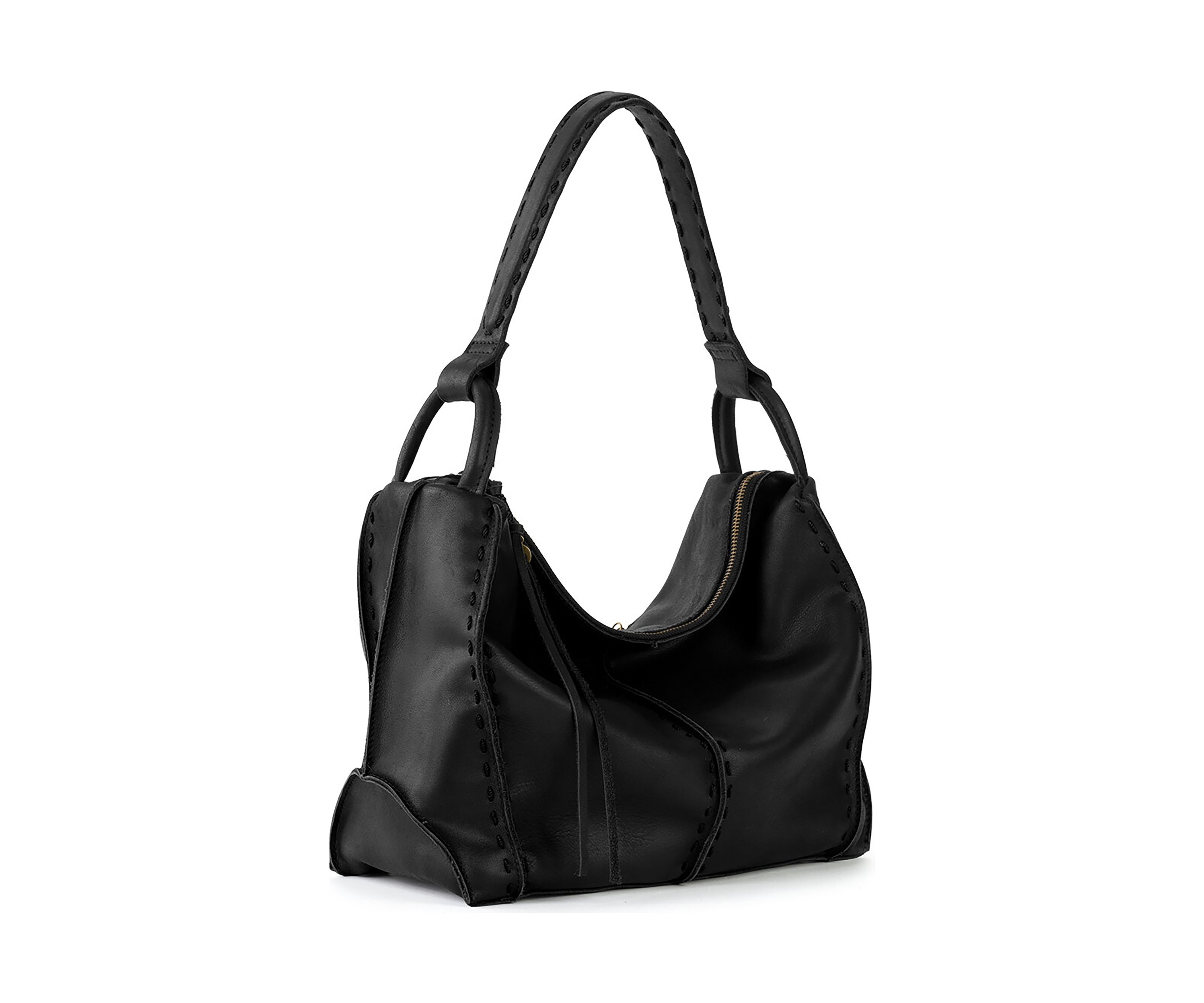 Los Feliz Leather Hobo Bag