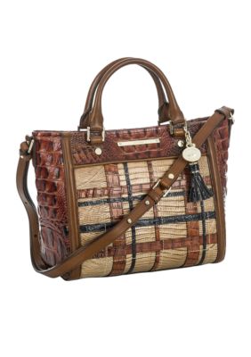 Brahmin Mini Arno Satchel Canterbury Collection belk