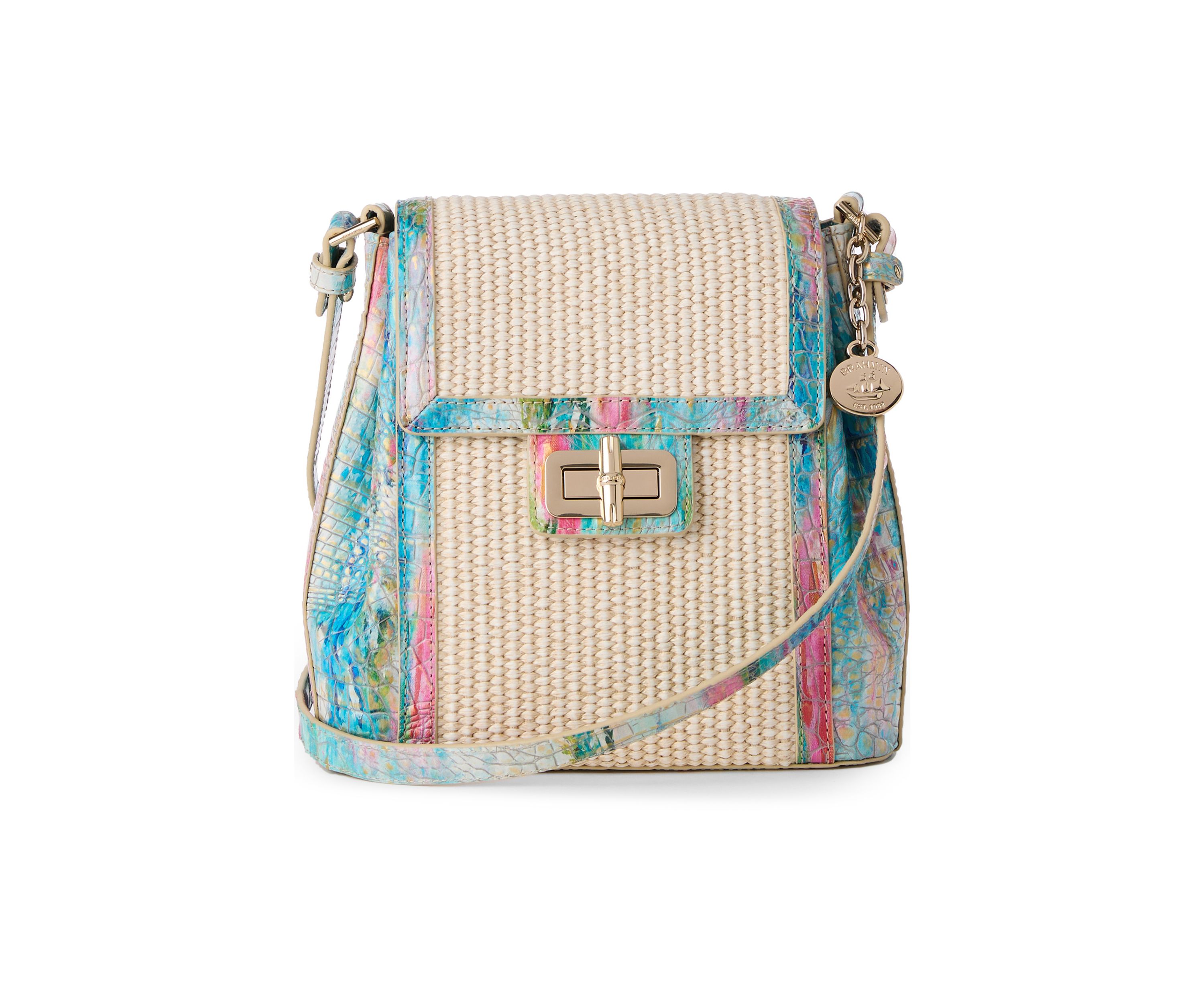 Borsa A Tracolla Brahmin Donna Modello Margo - Elegante In Pelle, Con Tracolla Regolabile, Dimensioni 24x21x11.4 Cm - 3
