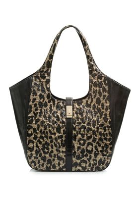 brahmin carla leather tote