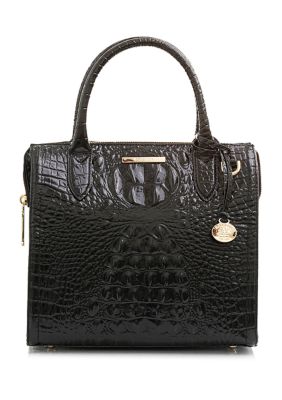 Brahmin Small Caroline Satchel, Black -  0749034348428