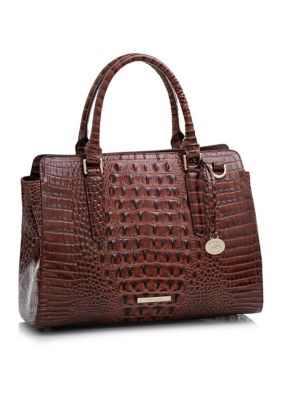 Brahmin Small Finley Leather Satchel